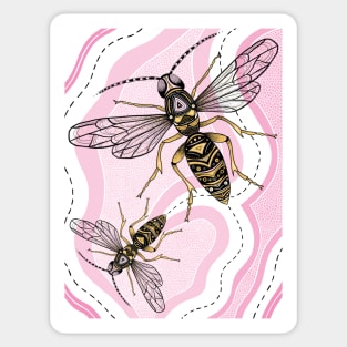 Wasp Me Go Sticker